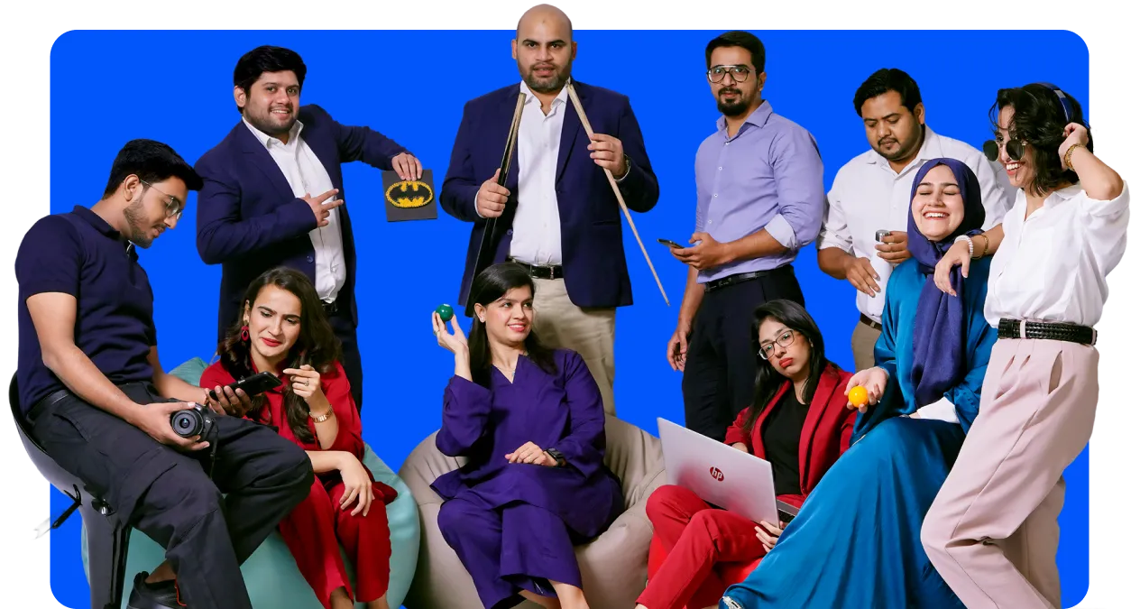 Simpaisa team collaborating