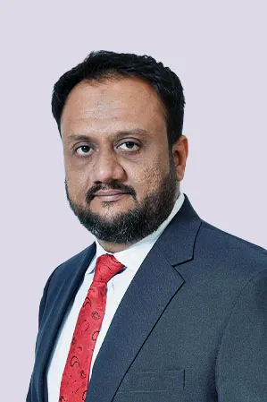Portrait of Saqlain Raza